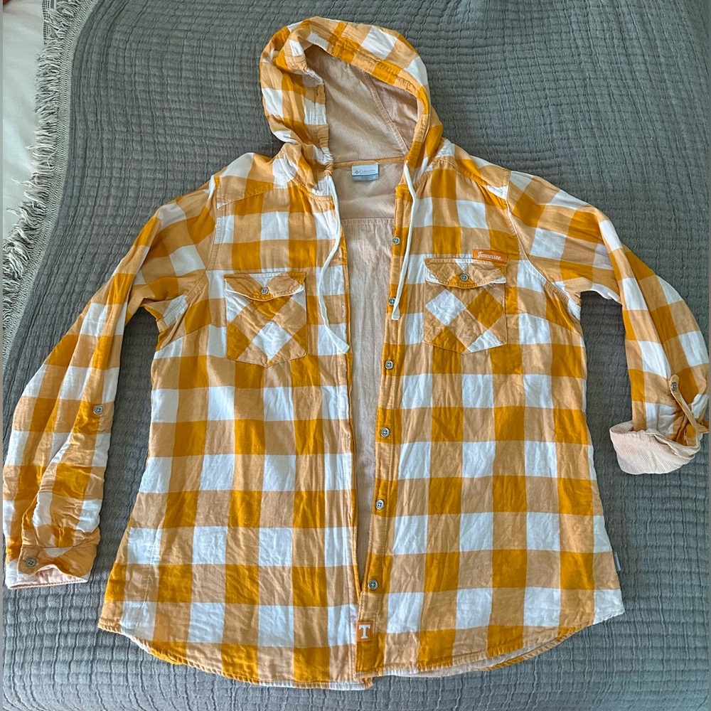Columbia University of Tennessee button up shirt